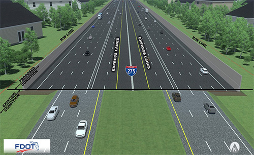 Florida DOT Kicks Off $340M I-275 Express Lanes Project