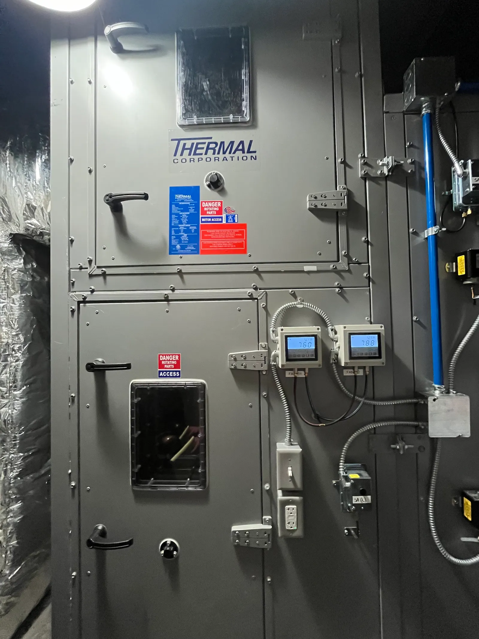 Thermal Air Handling Units at UIC's University Hall.