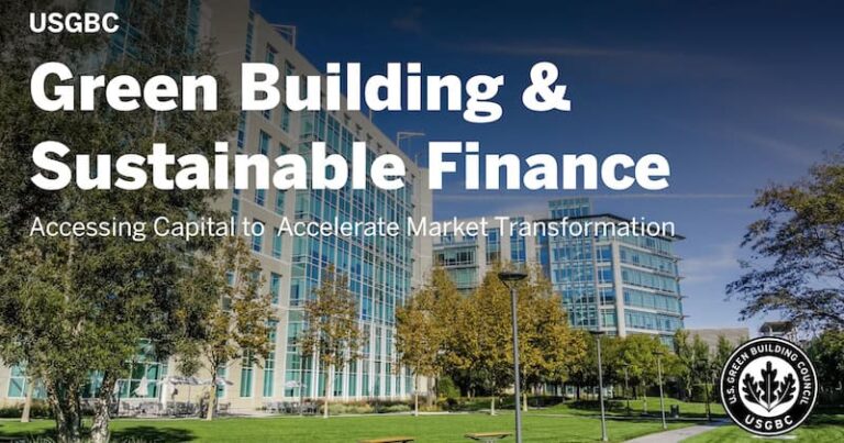 New Guide Explores LEED As Catalyst For Sustainable Finance