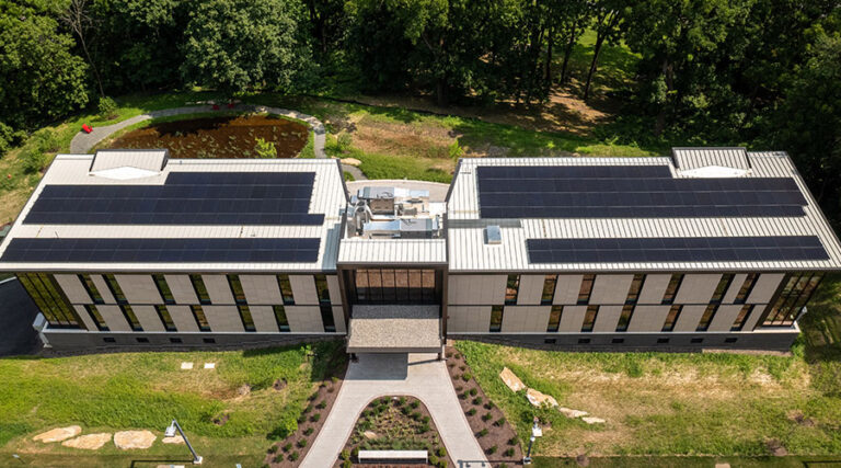 College Commons Metal Roofing Project Supports Sustainable Design