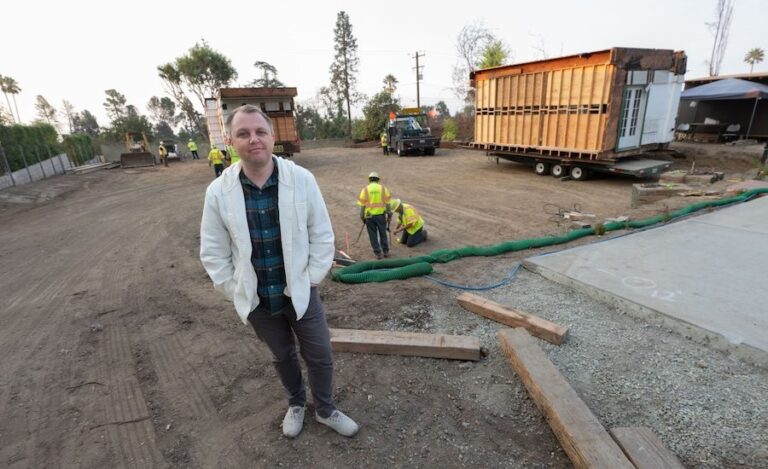 Houses Slated for Demolition Relocated to Fire-damaged Los Angeles Neighborhood